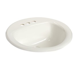 MANSFIELD PLUMBING PRODUCTS 239-4 Self Rim Lavatory, White