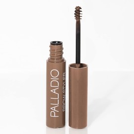 Palladio Brow Styler Tinted Gel, Innovative Formula, Holds and Grooms Brows, Brow Setter, Tinted Natural Look, Lightweight, Multi-Purpose Conditioning Formula, Light/Medium