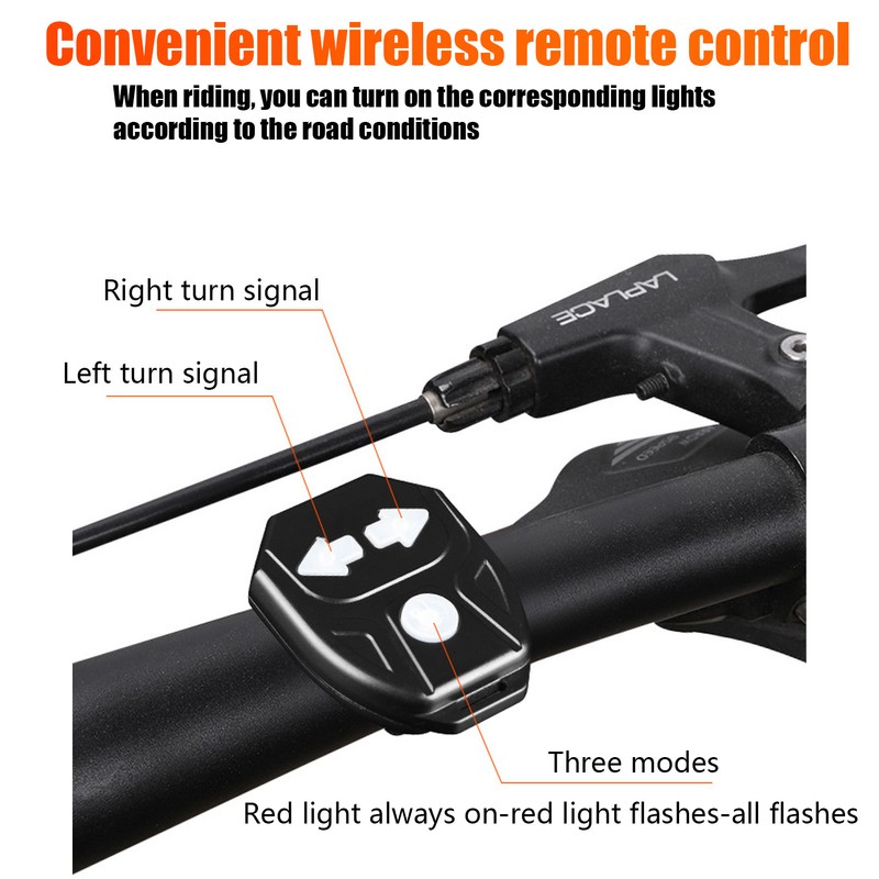 Hot Warning Light With Horn Smart Remote Control Turn Signal