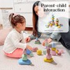 OESSUF 34PCs Stacking Rocks Balancing Stones Wooden Stacking Toys for