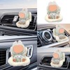 Doll Car Seat with Eyes, Plush Doll Chairs with Clip