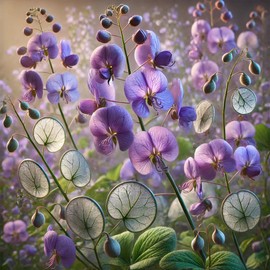 22Day Seeds: Seeds Lunaria/Money Plant/Honesty Plant/Biennial Flowers