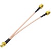 Bingfu 4G LTE Antenna Adapter Splitter Cable SMA Female to