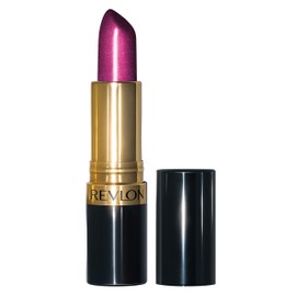 REVLON Unisex Super Lustrous Lipstick Orchid Super Gloss Lipstick 457 Wild Orchid, , Black