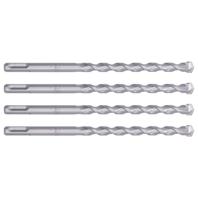 4Pcs Hammer Rock Drill Bit Sturdy Durable Efficient Convenient Round