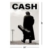 Johnny Cash - Music Poster (Walking With Guitar Case -