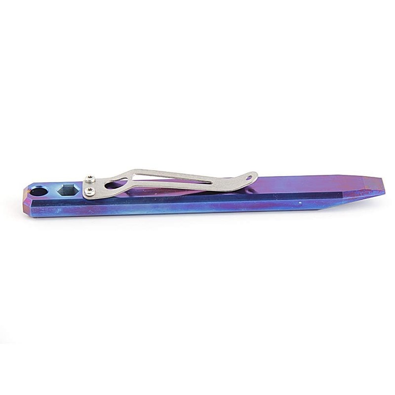 Hamans Pry-Bar Titanium Multi Tool with Clip, 3 in 1