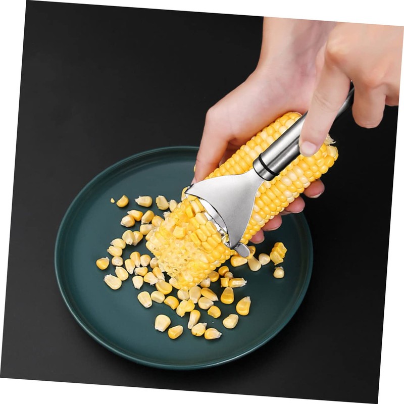 COLLBATH Corn Peeling Tool for Kitchen: Stainless Steel Ergonomic Design