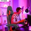 FelixKing PU Gaming Chair Racing Ergonomic Design W/ Footrest USB