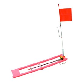 Eagle Claw Ice Tip-Up, Fluorescent Orange