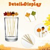 200Pcs Fall Cocktail Picks,4.7 Inch Autumn Theme Toothpicks for Thanksgiving