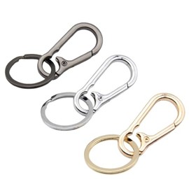 Metal Keyring Organizer,Durable Key Chain Rings with Clip Holders,Perfect for Home and Car Keys, Key Finder Function,Suitable for Men and Women