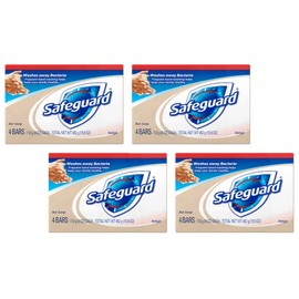 Safeguard Antibacterial Bath Bar Soap (1 Pack of 4 bars)