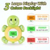 dar darouxiao Baby Bath Thermometer, Digital Water Temperature Thermometer with 3 Color Backlit and Temperature Warning, Safety Bath Tube Thermometer Floating Toy for Infant, Toddler
