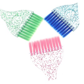 Healeved 1set Hair Coloring Brush Creative Tinting Tools for Hairdressing Soft Bristles for Easy Application for Professional Home Use Highlighting Hair Treatment 3pcs