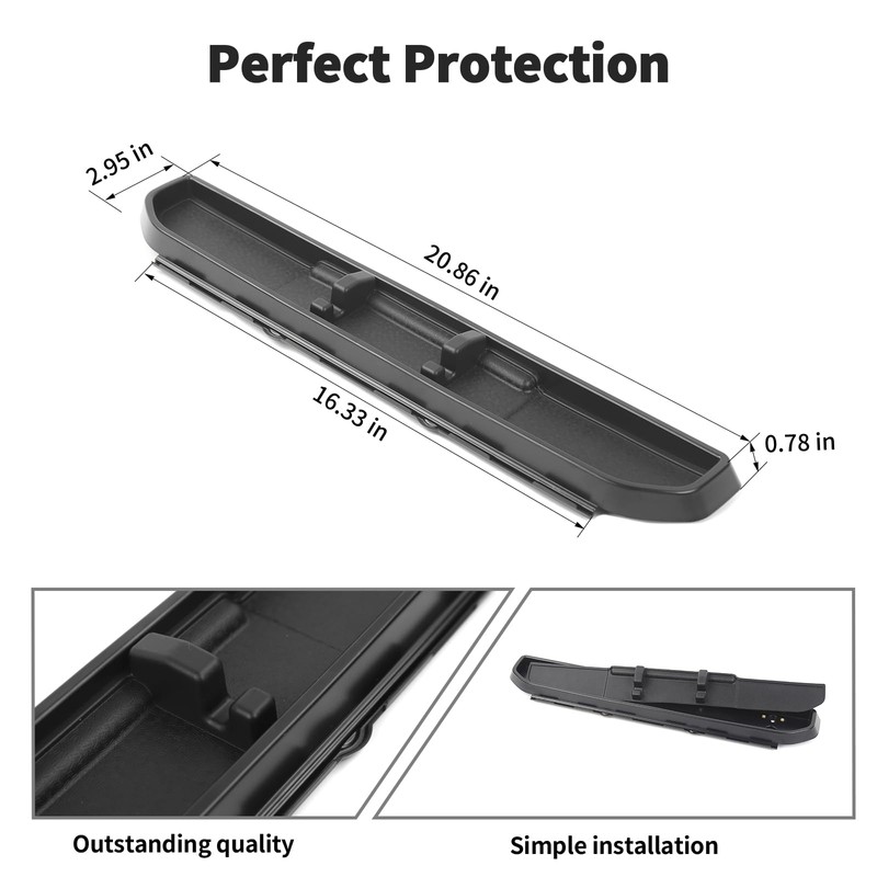 JWWY for Jeep JL Phone Holder Mount with Storage Tray