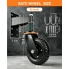 Gate Wheel - 6inch Heavy Duty Gate Wheels for Wooden