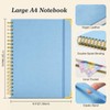 Graph Paper Notebook, Spiral Grid Notebook 8.5" X 11", Hardcover