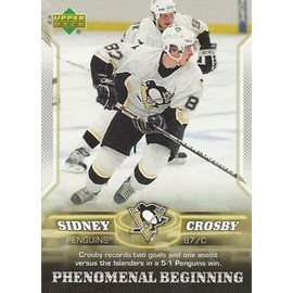 2005-06 Upper Deck Phenomenal Beginning #7 Sidney Crosby Rookie Card RC Hockey Card