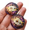 Intertwining Purple Mystical Fantasy Eyes 6mm to 60mm Technology Fantastic