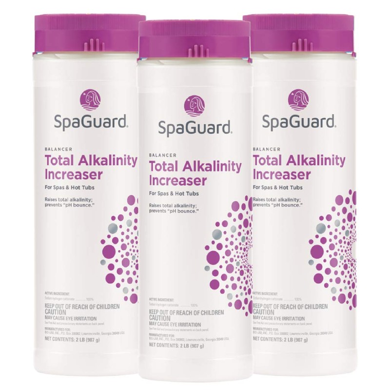 SpaGuard Total Alkalinity Increaser, 2 lb, Pack of 3, Prevents