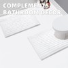 OLANLY Luxury Chenille Bath Mat, Extra Soft Thick Absorbent Shaggy