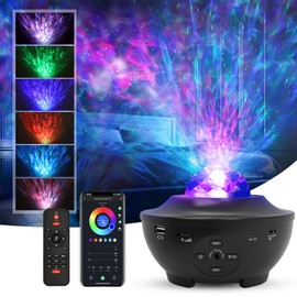 LED Starry Sky Projector, WiFi Starry Sky Projector for Children, Galaxy Starlight Star Projector Kids Night Light with App/Voice Control, Timer/Remote Control/Bluetooth for Kids Party
