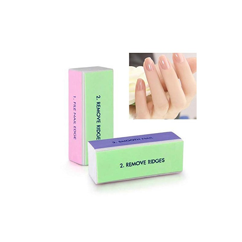 Juego de 5 limas de uñas para esmalte de uñas,
