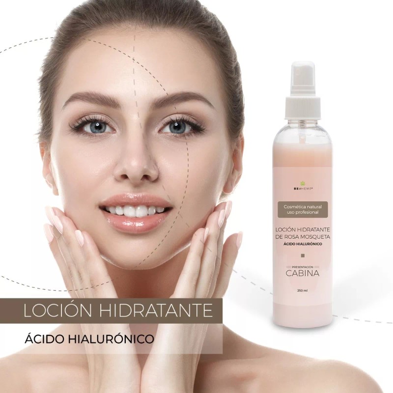 Beohemp Loción Hidratante Rosa Mosqueta Y Ácido Hialurónico 250 Ml