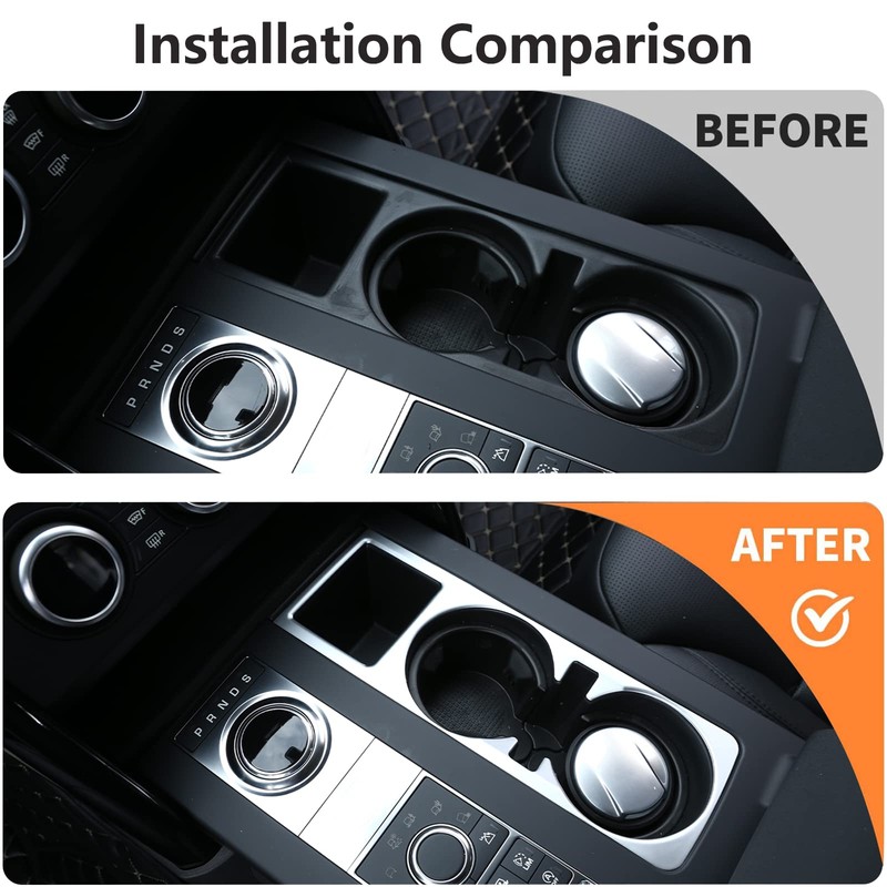 For Discovery 5 3.0 V6 2017 Center Console Cup Holder