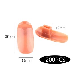 200Pcs Hand Practice Finger Tips Life Size Nail Art Training Hand Practice Learning Model for Training