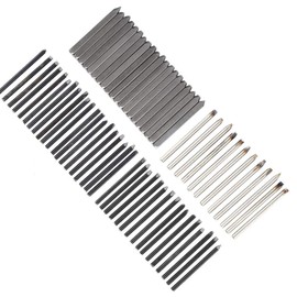 AYNEFY Professional Metal Chisel for Jewellery, Jewellery Anvil Chisel Tools, Processing, Carving Tools for Pattern Making and Carving (High Quality 20 Sticks)