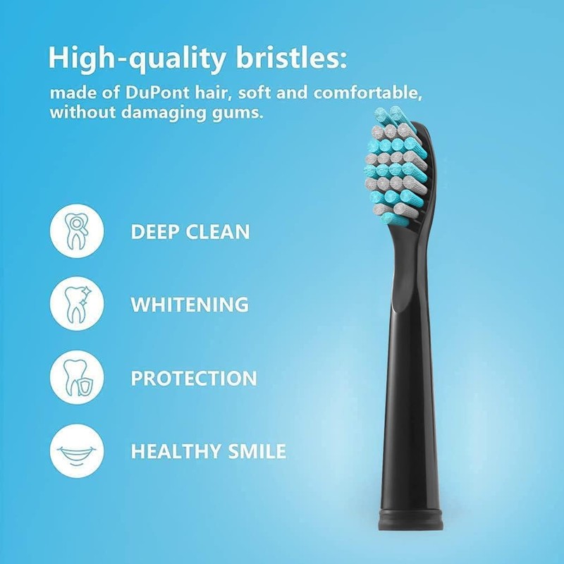 5 Pack Electric Toothbrush Replacement Heads Compatible with Fairywill,Toothbrush Heads
