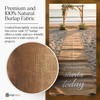 Premium Burlap Jute Fabric Natural, 72" Wide x 3 Feet