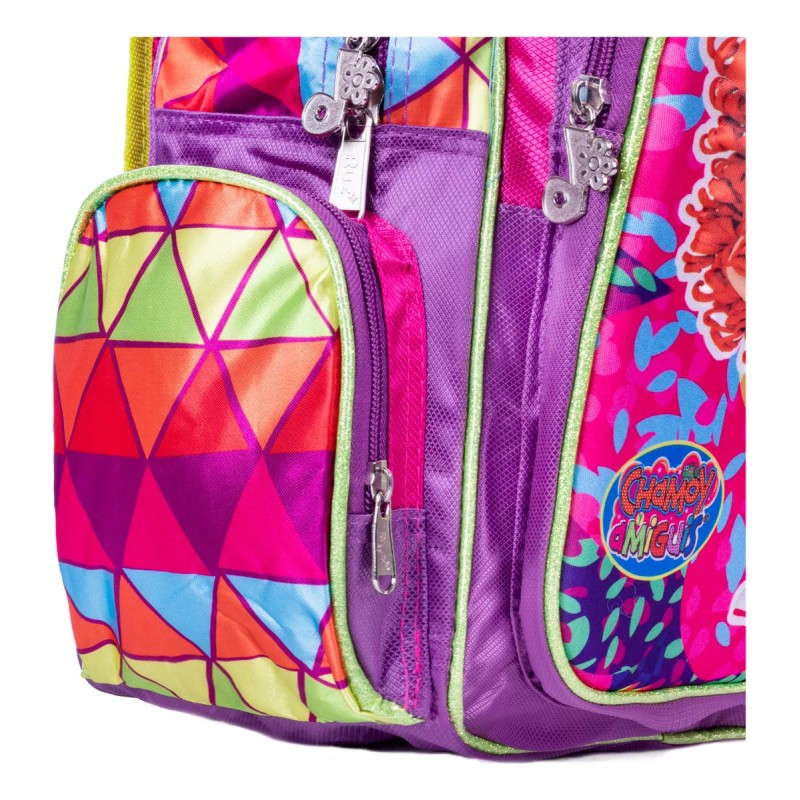 Ruz Mochila 3d Chamoy Iq Primaria Ruz Color Rosa Diseño