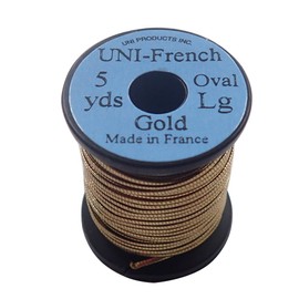 TIEMCO 62021801102 UNI French Oval, Medium, Gold