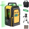 Prexiso 360° Laser Level with Tripod, 100Ft Self Leveling Cross