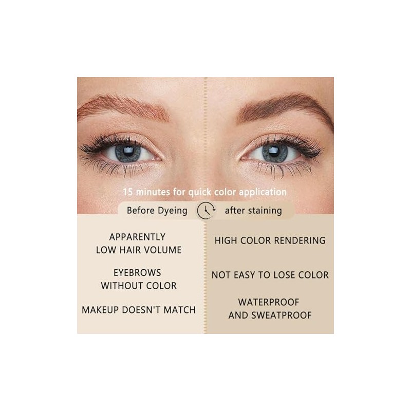 Kit Tinte Cejas Semipermanente Desarrollador Crema