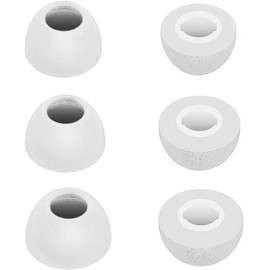 Replacement Foam Ear Tip Compatible with Beat Powerbeat Pro 2, Noise Cancelling Memory Foam Eartip, Fit in Case, 3 Size 3 Pairs,Light Gray (214pbp3p2w)