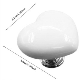 Wmzjnljy 5pcs Toilet Flush Button Design Love Heart Shaped Toilet Tank Button Creative Press Toilet Push Button Shaped Water Tank Push Press Flush Buttons Replacement for Home Bathroom Decor(Z43-5)