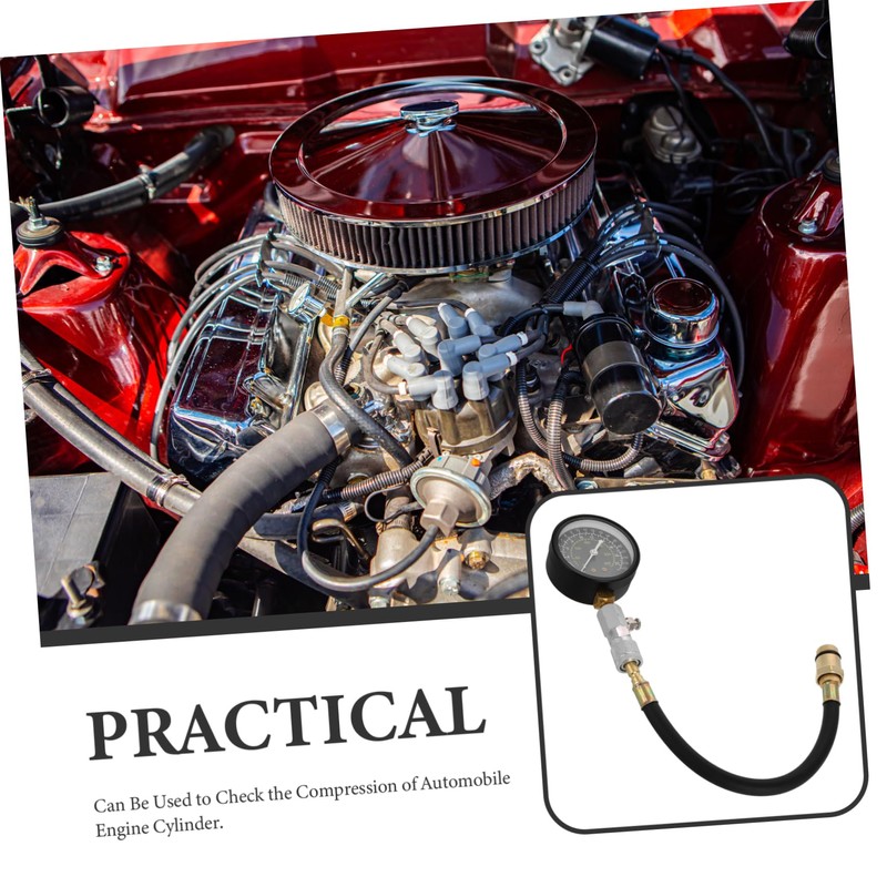 NOLITOY Engine Compression Testing Gauge Kit Portable Compression Check Tool