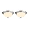 Aspen Creative 63018-12A LED Flush Mount Ceiling Light Fixture, Transitional