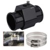 Black Aluminum Water Temp Meter Temperature Gauge Joint Pipe Radiator