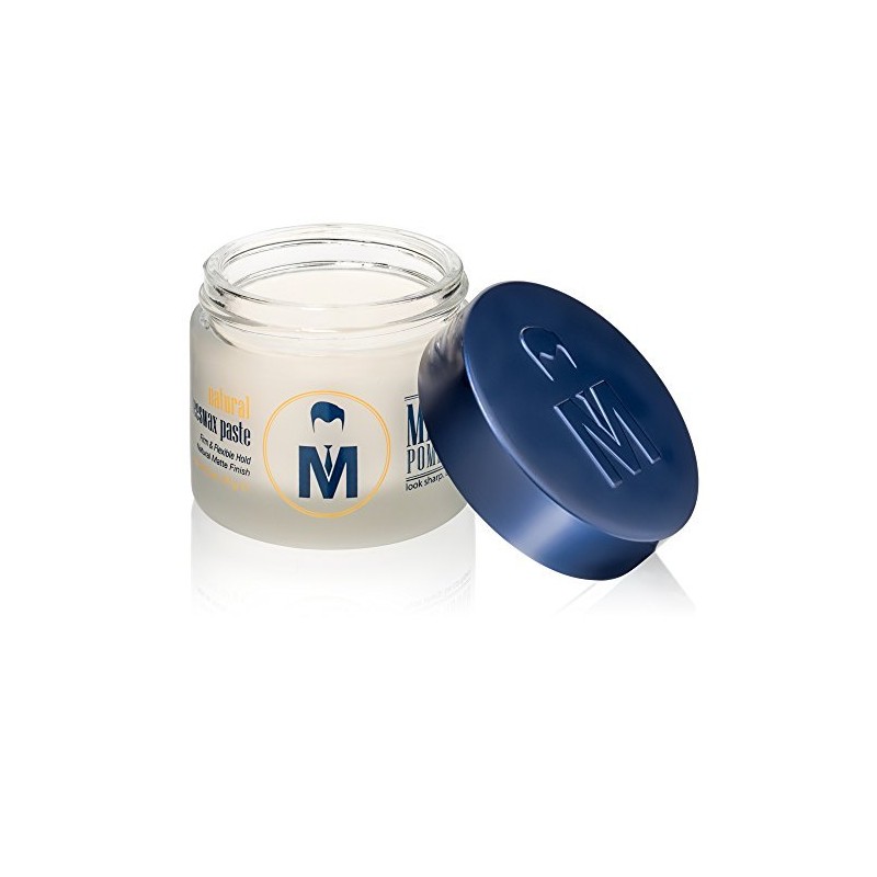 Natural Beeswax Paste for Men, Hair Styling, 2 oz. by