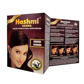 2 HENNA TINTE PARA CABELLO (CAFÉ/MARRÓN) HASHMI | LO MAS NATURAL | SIN MALTRATAR TU CABELLO