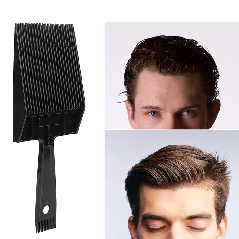CONGGUAN Men's 2-in-1 Flat Top Guide Comb with Water Leveling
