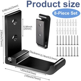 PVYHALBJKX Practical & Versatile Aluminum Hooks – Multi-Purpose, Durable & Space-Saving for Various Usage Scenarios