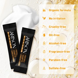 ARISON LASHES Shampoo Concentrate for Eyelash Extensions Lash Cleaning Hypoallergenic and Non-irritation Cleanser for Personal Travel(Unscente)