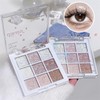 9 Color Eyeshadow Palette, Glitter Long Lasting Shimmering Eye Shadow