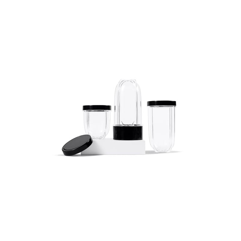 Magic Bullet Deluxe Upgrade Kit, Black, 12-Ounce Food Blender, Dishwasher
